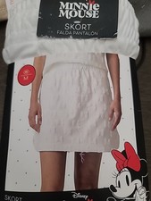 NEW WOMENS DISNEY MINNIE MOUSE BOWS SKORT SIZE M 8-10