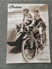 POSTER INDIAN MOTO motorbike CM. 47X68