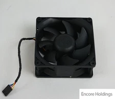Dell 12V DC 1.5A 90x90x38mm 4-wire Cooling Fan For Front Fan Assembly In NC2F9