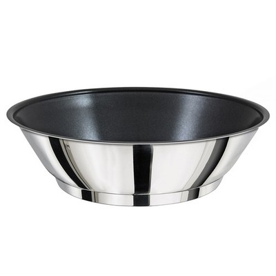 Magma Saute/Omelet Induction Compatible Pan - Stainless Steel Exterior & Slate B