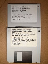 2x Xerox 8836 Laser Plotter Controller Floppy Disk Diagnostic VRF Software 3.5"