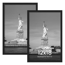 12x18 Picture Frame, Display for 12 x 18 Poster, Wall Gallery Photo Frames, B...