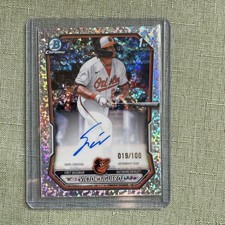 2026 Bowman Victor Figueroa #019/100 Speckle Refractor Auto Hot in A+ Ball! 10HR