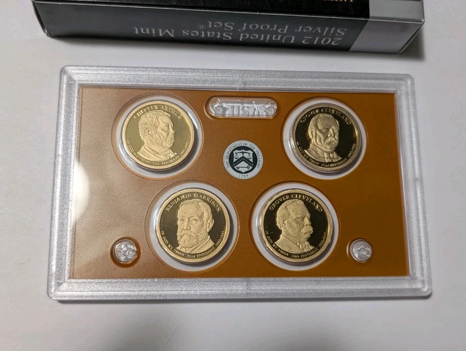 U.S. Mint 2012-S Silver Proof Set Complete Box/COA Key Date - Image 2 of 4