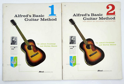 Alfred's Basic Guitar Method Bks 1 & 2 by Alfred d'Auberge-Quick Easy Chord Chrt