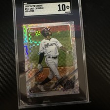 2021 Topps Chrome - Jazz Chisholm #144 X-Fractor (RC)