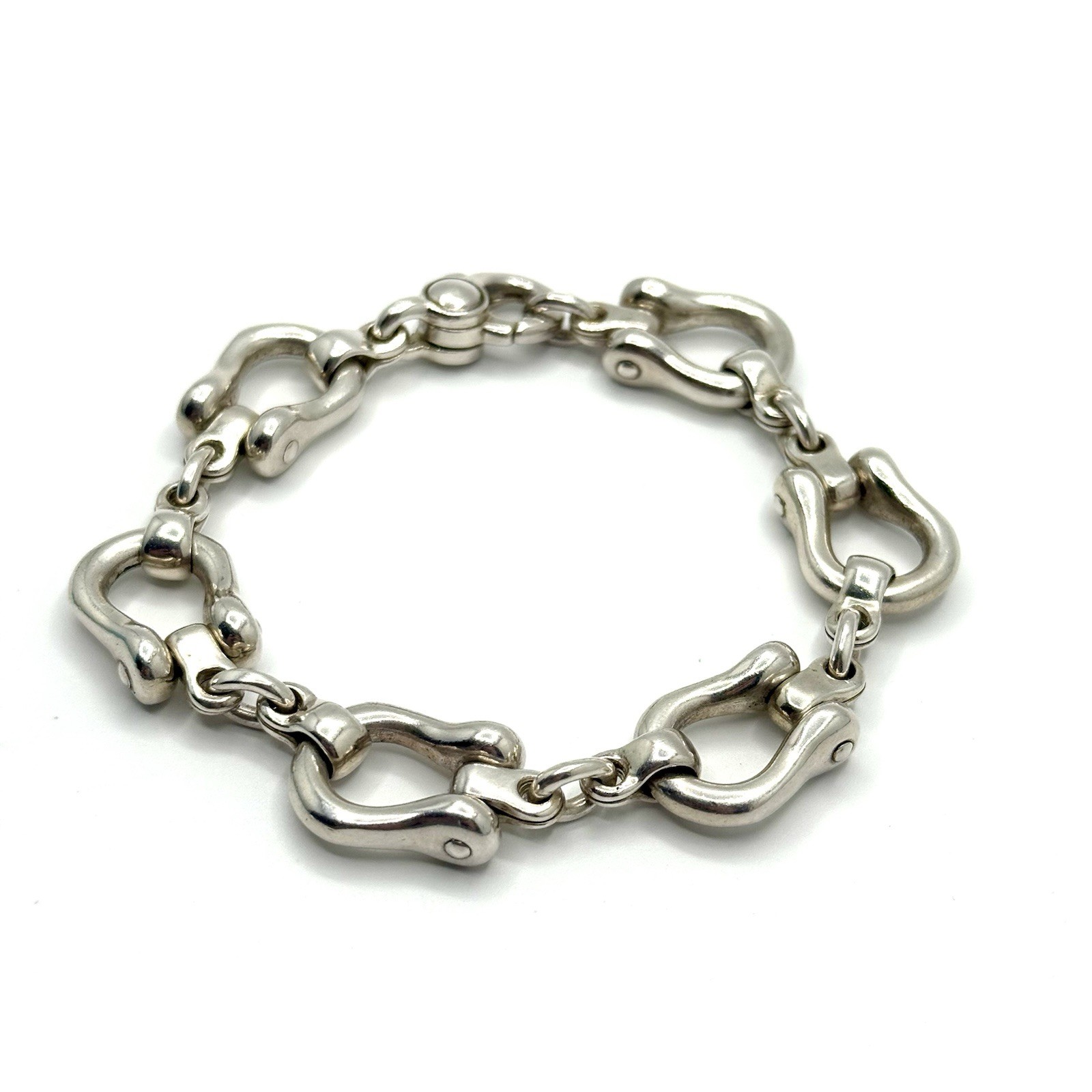 Extremely Rare Discontinued Genuine Tiffany & Co Equestrian Horse Shoe Bracelet image 4