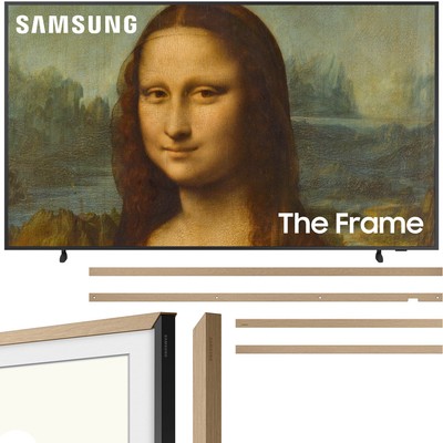 Samsung 65 inch The Frame QLED 4K UHD Quantum HDR Smart TV with Teak Bezel