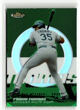 2005 Finest #36 Frank Thomas Refractors Green #/199