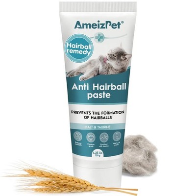Hairball Remedy for Cats, Anti-Hairball Malt Paste for Pet Fur, Treatment for...