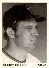 1975 Quad City Angels TCMA #6 Bobby Knoop - EX  Manager Baseball Card