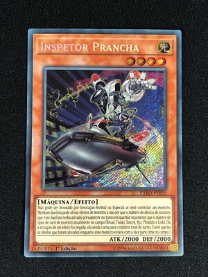 YUGIOH INSPECTOR BOARDER EXFO-EN035 1ST SECRET PORTUGESE