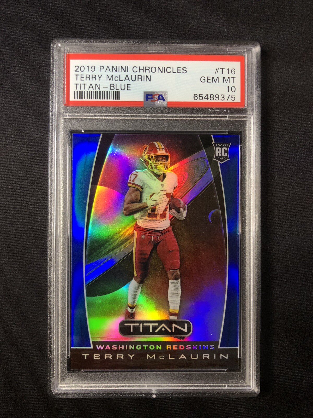 Terry McLaurin Panini Chronicles Titan #T16 Blue