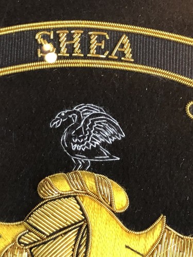 O'SHEA / SHEA / CAMPBELL FAMILIENWAPPEN / DOPPELT GERAHMTES WAPPEN BESTICKT - Bild 4 von 12