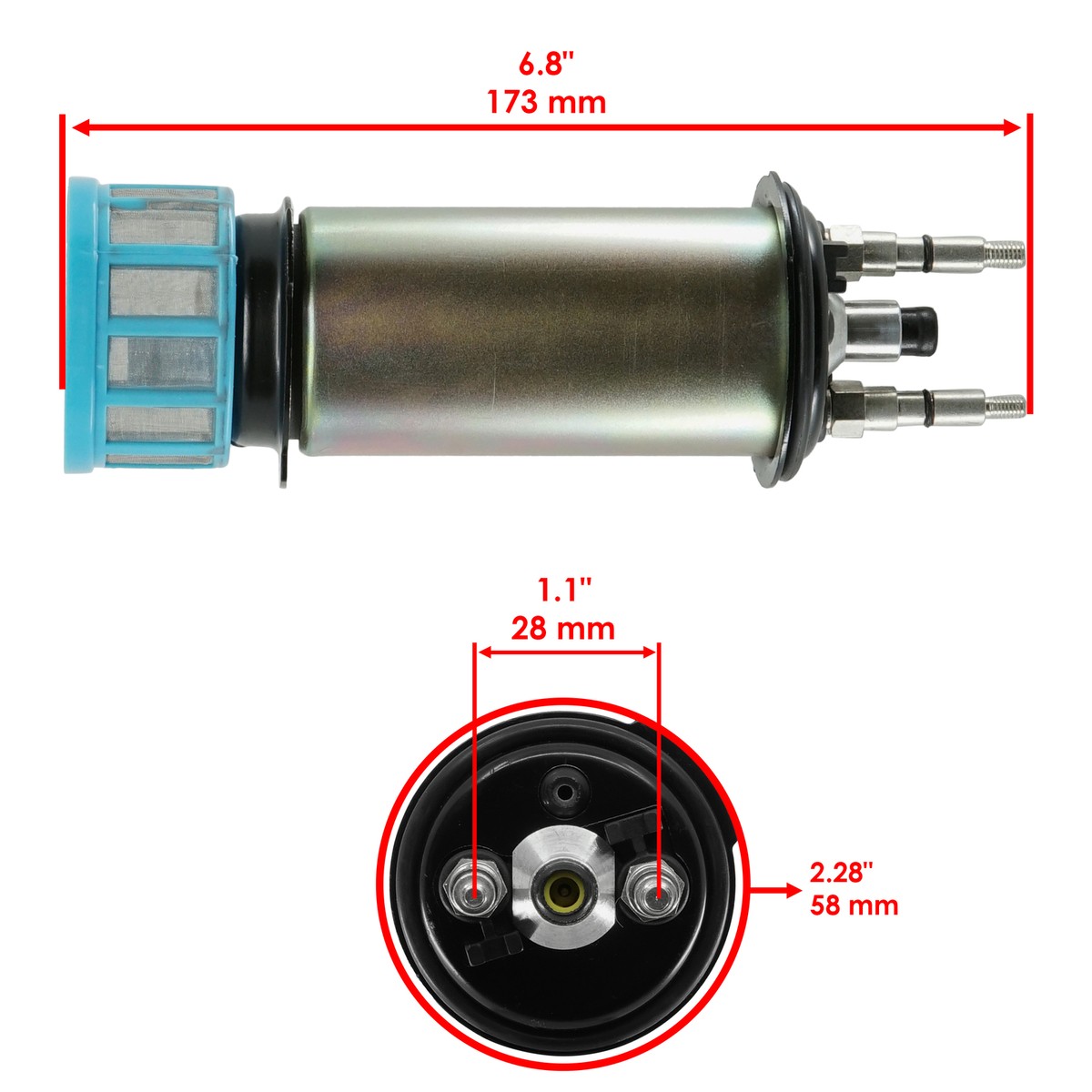 Fuel Pump for Mercruiser Marine 8.2L Mie Mpi Gen. Vi Gm 502