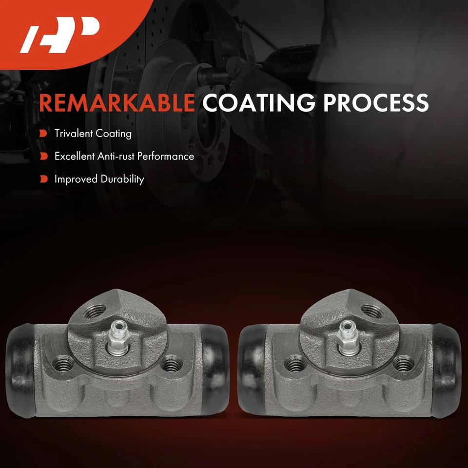 2x Cilindro de rueda de freno de tambor delantero y trasero para Chevy C20 Dodge Ford GMC Plymouth Foto 3 de 4