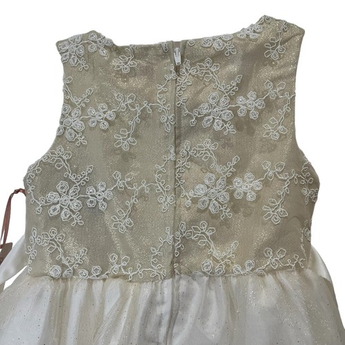 NEW Biscotti Collection Gold And Ivory Princess Dress Girls Sz 7 NWT - Picture 5 of 16