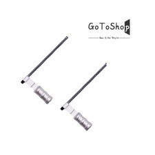 2 PK Ruger 10/22 Oversized Red Extended Bolt Handle Silver