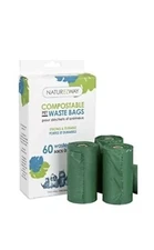 Naturezway Compostable Pet Waste Bags Lot of 12 Boxes (720Bags Total)