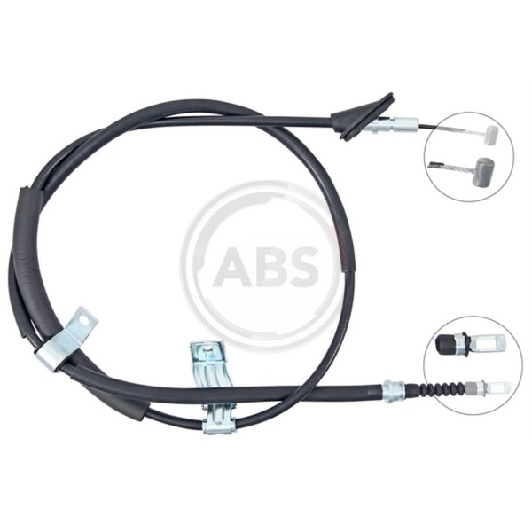 A.B.S. Handbremsseil Bremsseil Links Passend FüR Honda Accord VII Tourer-image