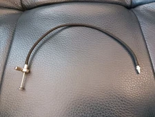 Vintage SHUTTER RELEASE CABLE Black Cloth 9" - Made in Germany