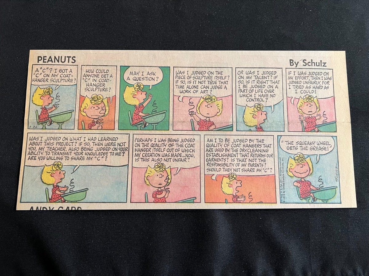 02 PEANUTS by Charles Schulz Lot of 52 Sunday Third Page Strips