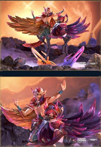 League of Legends Rakan&Xayah 1/7th Limited Game Figure Collection New In Stock - Picture 6 of 12