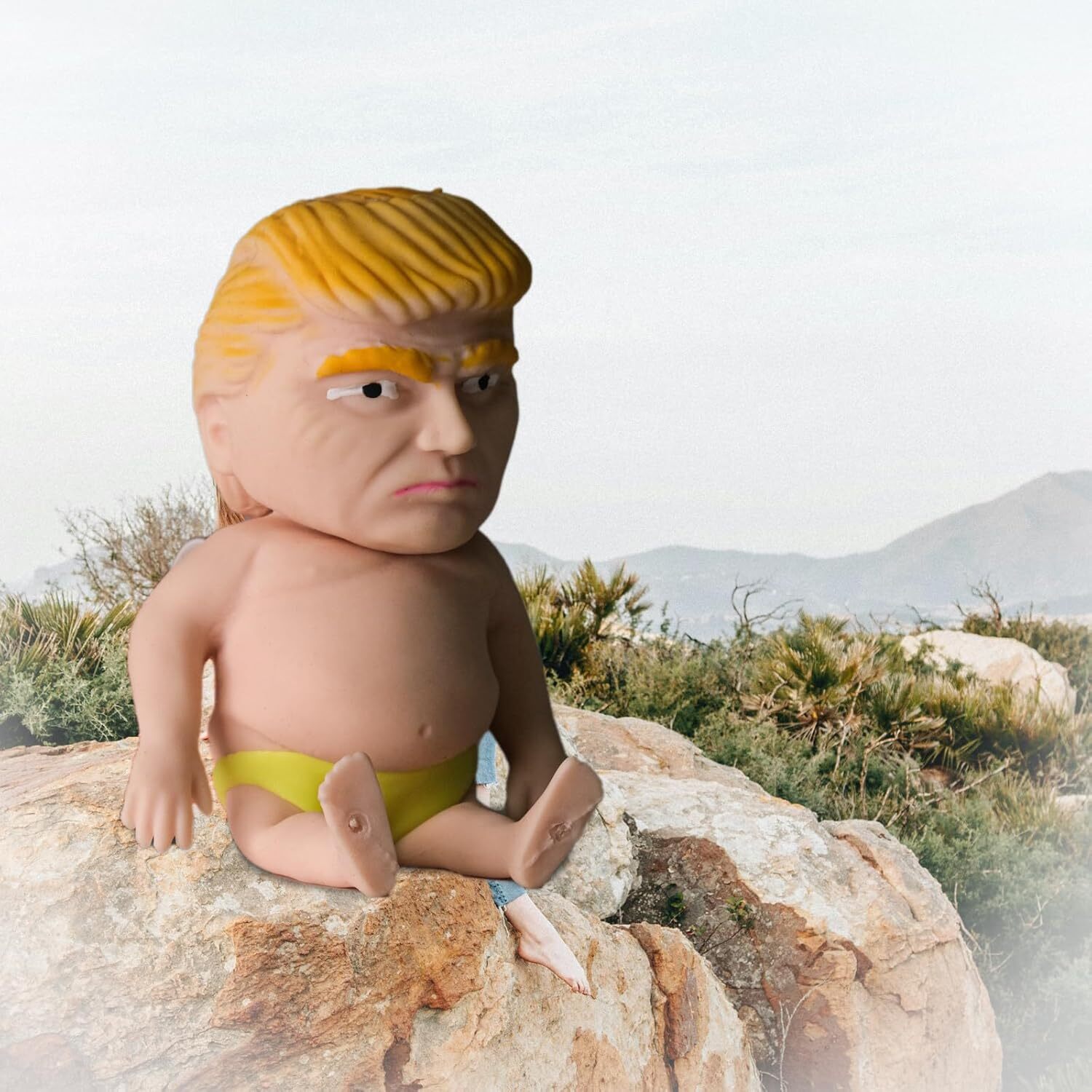 Splat Doll Squishy Toy Hilarious Squeeze Fidget Rubber to Stress... 