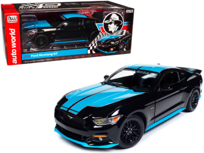 NASCAR Auto World 1/18 - 2016 Ford Mustang GT Black Petty Garage