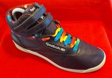Reebok Freestyle Hi Geo Graphics Hi Top Womens Size 4.5