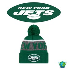 New Unisex New Era NFL New York Jets Knit Pom Beanie Hat OSFM