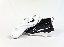 Nike Alpha Huarache NXT Mid Black OREO Baseball Cleats Sz 9.5 NEW DJ6517 001
