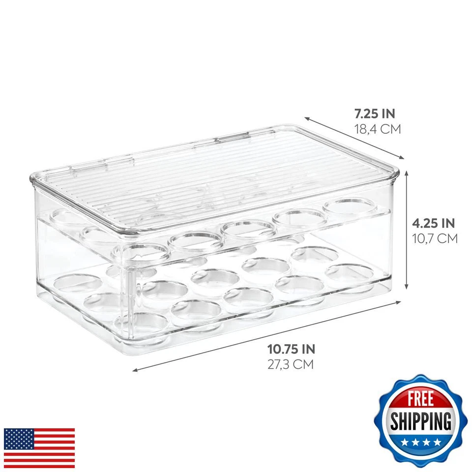 iDesign 2-Tier Coffee Pod Holder Lidded Bin, Plastic Pantry and Kitchen Stora - Image 2 of 4