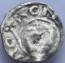 1189-99 RICHARD I (1st) ‘THE LIONHEART’ SILVER HAMMERED PENNY STIVENE ON LUND