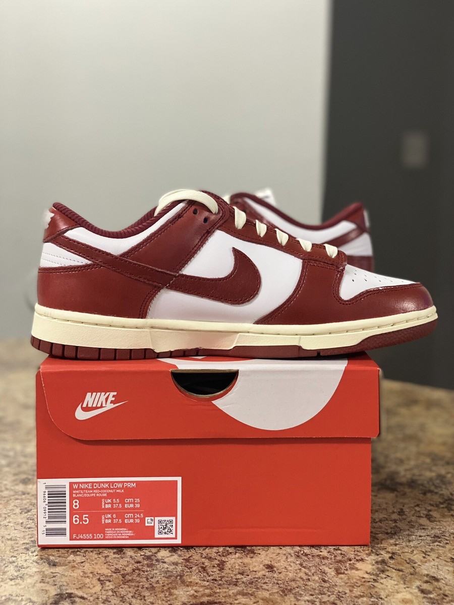 Nike Dunk Low Retro 'Team Red' DD1391-601 Size 8W/6.5M New