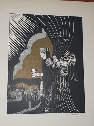 1922 RUBAIYAT OF OMAR KHAYYAM BY FITZGERALD 20 COLOUR PLTS BY FISH PERSIAN POEM* - Picture 13 of 15