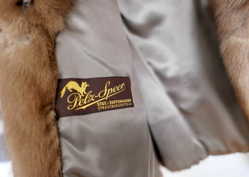 Nerz Pelz Jacke Jäckchen coat braun Größe 38-40 - Bild 5 von 9