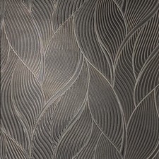 Embossed bronze metallic faux fabric wave lin...