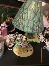 2005 Marty The Zebra Desk / Table Lamp Hampton Bay Dreamworks