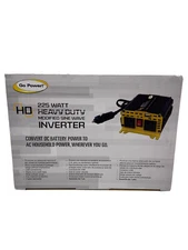Go Power 225 Watt Heavy Duty Modified Sine Wave Inverter Car Truck GP225HD