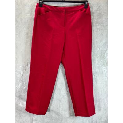 ladies red dress slacks Shimmer Wide Leg Pants - Women's Bottoms Tall Victoria High Waisted Dress Pants in Red size XL by Fashion Nova Pantaln de Vestir Tiro Alto