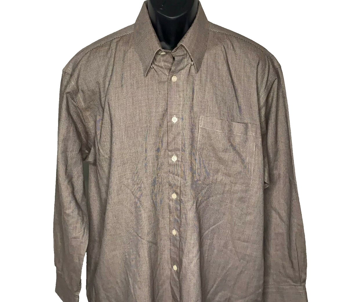 Vintage 90s YSL Yves Saint Laurent Button Up Shirt Mens Size L