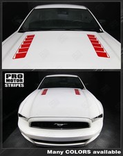Ford Mustang Hood Vent Louvers Imitation Decals 2005 2006 2007 2008 2009