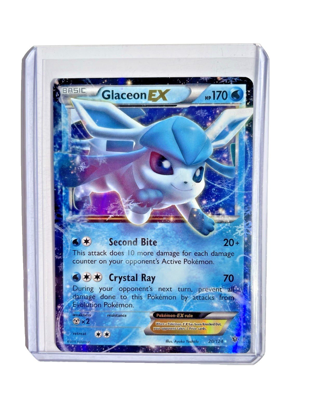 Laceon EX 20/124 Pokemon Fates Collide Rare Holo NM Condition