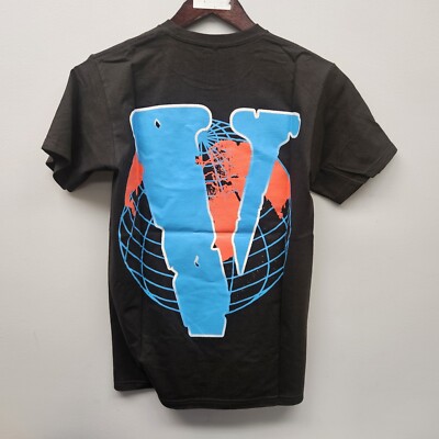 Men's VLONE x Juice WRLD 999 GLOBE CLUB Tee T-Shirt / Size Small