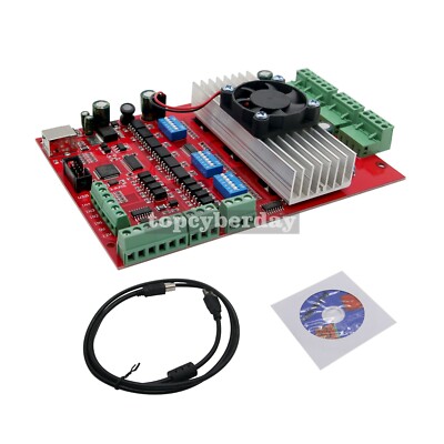 MACH3 CNC 3 Axis Stepper Motor Driver Board TB6560 USB Port + USB cable