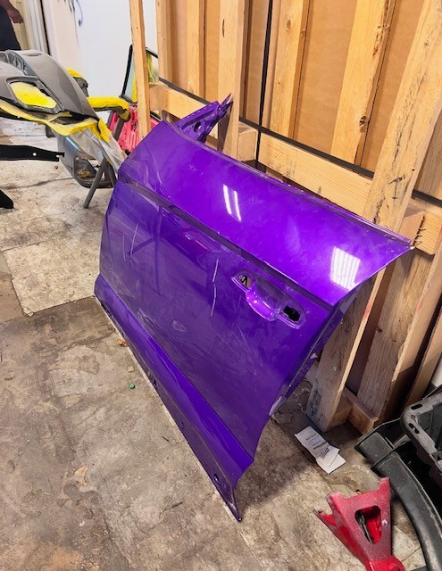SOLD.  2023 Lamborghini Urus Left Front Door Shell