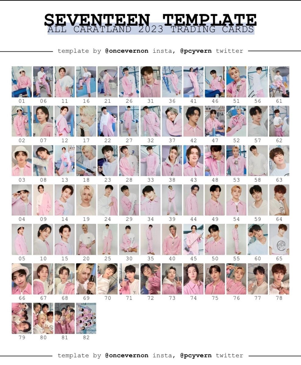 Seventeen 2023 Carat Land Random Single PCs (Sets in another Seventeen 2023 Carat Land Random Single PCs (Sets in another