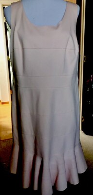 New NWT Akris Punto Light Pink Sleeveless Dress Size 14 Org. $ 1,195.00