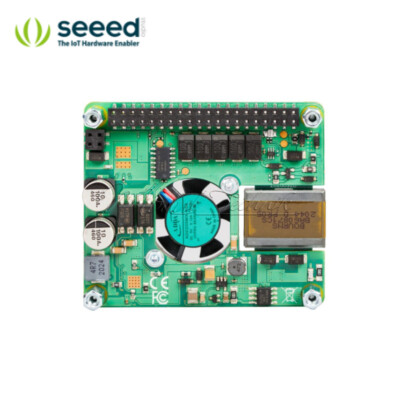 DC Raspberry Pi PoE+ HAT for Raspberry Pi 4B/3B+ W/Controllable Brushless Fan 5V